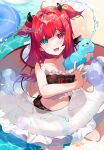  aisagi_(tsu_ya28) heterochromia horns nijisanji swimsuits tail wings yuzuki_roa 