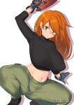  aster_crowley erect_nipples gun kim_possible kimberly_ann_possible 