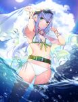  bikini cleavage fantasia_rebuild mishima_kurone rokudenashi_majutsu_koushi_to_kinki_kyouten sistina_fibel swimsuits wet 