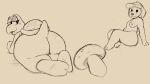 2_toes 3_toes adult_swim anthro areola arm_support barely_visible_genitalia barely_visible_vulva beak big_butt breasts butt canid canine canis cartoon_network clothed clothing domestic_dog duo eyelashes feet female freckles fungus gassy&#039;s_gas_&#039;n_stuff genitals hat headgear headwear hi_res holemann koopa koopa_shell leaning leaning_backward lidded_eyes looking_back lulu_(gassy&#039;s_gas_&#039;n_stuff) lying mammal mario_bros mushroom nintendo nipples nude on_front open_mouth panties panties_only reptile scalie shell short_tail sitting snout tail thick_thighs toes topless turtle turtle_shell underwear underwear_only visor_cap vulva