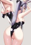  anal animal_ears anus ass bondage breasts bunny_ears bunny_girl genshin_impact mona_(genshin_impact) nipples no_bra pussy skai_kun tail uncensored 