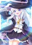  elaina_(majo_no_tabitabi) majo_no_tabitabi skirt_lift tagme witch 