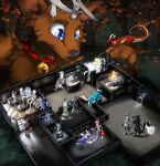 absurd_res animated_skeleton anthro antlers avian bathing bell bell_collar belly bird black_body black_clothing black_fur black_hair black_hat black_headwear black_nose blonde_hair blonde_mane blue_body blue_eyes blue_fur bone brown_body brown_ears brown_eyebrows brown_fur cassiopear clothed clothed_anthro clothing collar collar_only controller crown crown_only deer eyebrows eyewear fingers first_aid_kit flashlight floating_crown food fruit fur ghost green_eyes green_sclera grey_body grey_fur grey_hooves grey_nose group gun hair half-life halloween handgun hands_together hands_together_elbows_apart hat headcrab headgear headgear_only headwear heart_attack heli_(heliguy) hi_res holding_controller holding_firearm holding_flashlight holding_gun holding_handgun holding_object holding_pistol holding_ranged_weapon holding_remote_control holding_rifle holding_weapon holidays hooved_fingers hooves horn huge_filesize jack-o&#039;-lantern large_group larger_anthro larger_male larger_nude macro macro_anthro macro_male male male_(lore) male_anthro mammal mane medical medical_instrument medical_supplies necktie nude nude_anthro nude_macro open_mouth orange_eyes orange_sclera pink_belly pink_body pink_fur pink_inner_ear pistol plant pointing_gun_at_another polar_(polar124) pumpkin purple_body purple_eyes purple_fur ranged_weapon red_body red_necktie red_scales remote_control rifle scales scientific_instrument sergal showering sitting sitting_on_toilet size_difference skeleton smaller_anthro smaller_male sotviin_(silverfur) spirit standing sunglasses sunglasses_on_face tan_body tan_scales toilet trick-or-treating undead using_phone valve viktor_martin watching_television weapon white_belly white_body white_fur white_horn yellow_body yellow_fur