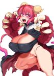  era erect_nipples horns ilulu kobayashi-san_chi_no_maid_dragon monster_girl no_bra pantsu pointy_ears tail thong 