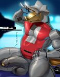 anthro balls big_penis ceratopsian ceratopsid chasmosaurine dad_body dinosaur flaccid foreskin franubis gastropod genitals glistening glistening_body grey_body hasbro hi_res horn machine male marginocephalian mollusk musclegut muscular muscular_male ornithischian penis polishing prehistoric_species reptile robot scalie slightly_chubby slug slug_(transformers) solo takara_tomy transformers triceratops vein veiny_penis