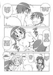  comic konata_izumi lucky_star sojiro_izumi yui_narumi 