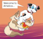  america balls canine cat collar crossover cum dalmatian disney dog erection eric_the_red eyes_closed feline female feral lucky male mammal open_mouth oral oral_sex penis sagwa sagwa_the_chinese_siamese_cat sex siamese straight 