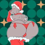  1:1 2025 anthro armwear ball_bulge big_butt black_eyes blush brown_body brown_ears brown_fur brown_tail butt canid canine canis christmas christmas_clothing christmas_headwear clothing collar digital_drawing_(artwork) digital_media_(artwork) dog_(robot_dreams) domestic_dog ears_down elbow_gloves english_description flat_colors fur furryonline1 gloves hand_on_face hand_on_own_face handwear hat headgear headwear hi_res holidays itsme_hilo legwear looking_back male mammal mouth_closed multicolored_armwear multicolored_clothing multicolored_elbow_gloves multicolored_gloves multicolored_handwear multicolored_legwear multicolored_thigh_highs pivoted_ears rear_view red_armwear red_clothing red_collar red_elbow_gloves red_gloves red_handwear red_hat red_headwear red_legwear red_nose red_thigh_highs red_thong red_underwear robot_dreams santa_hat signature small_tail smile solo tail thick_thighs thigh_highs thong three-quarter_view two_tone_armwear two_tone_clothing two_tone_elbow_gloves two_tone_gloves two_tone_handwear two_tone_hat two_tone_legwear two_tone_thigh_highs underwear white_armwear white_clothing white_elbow_gloves white_gloves white_handwear white_hat white_headwear white_legwear white_thigh_highs 