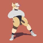 2026 absurd_res anthro balls band-aid band-aid_on_ear band-aid_on_face band-aid_on_leg band-aid_on_nose band-aid_on_wrist bandage bandage_on_face bandage_on_knee bandage_on_nose black_clothing black_leotard canid canine canis chihuahua clothing converse_shoes cross cross_ear_piercing cross_piercing domestic_dog ear_piercing eyebrows footwear foreskin fur genitals gynomorph hair hands_on_hips hi_res inner_ear_fluff intersex leotard looking_away mammal markings morcillax multicolored_body multicolored_hair one_eye_obstructed penis piercing purple_eyes purple_hair purple_nose saggy_balls shadow shoes slim_intersex smile socks solo spiritu_nogales spots spotted_body spotted_fur standing sweater tail tan_body thick_thighs topwear toy_dog tuft wardrobe_malfunction white_clothing white_hair white_sweater white_topwear