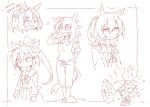  5girls :d ;d agnes_tachyon_(umamusume) beer_hsk bow braid chibi chibi_inset closed_eyes closed_mouth commentary_request crown ear_bow flying_sweatdrops hair_between_eyes happy_birthday lab_coat long_hair mini_crown monochrome multicolored_hair multiple_girls nakayama_festa_(umamusume) no_ahoge one_eye_closed open_clothes pants pleated_skirt ponytail puffy_short_sleeves puffy_sleeves school_uniform shirt short_sleeves simple_background skirt slippers smile special_week_(umamusume) t.m._opera_o_(umamusume) tokai_teio_(umamusume) tracen_school_uniform translation_request two-tone_hair umamusume very_long_hair white_background 