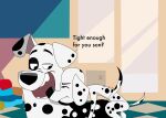  101_dalmatian_street 101_dalmatians anal anal_penetration balls black_ears black_nose black_spots canid canine canis dalmatian disney domestic_dog doug_(101_dalmatians) duo dylan_(101_dalmatians) father_(lore) father_and_child_(lore) father_and_son_(lore) feral floppy_ears fur genitals heterochromatic_ears hi_res incest_(lore) male male/male mammal parent_(lore) parent_and_child_(lore) parent_and_son_(lore) penetration pink_inner_ear son_(lore) spots white_body white_fur white_spots xcharemain 