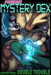  absurd_res bramble_(halfpricesouls) brown_body brown_fur cover cover_art cover_page fur hi_res macro mango_(halfpricesouls) micro micro_anthro micro_male multicolored_body multicolored_fur nintendo pokeball pokemon size_difference size_play zoro_(halfpricesouls) 