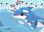  aya_kyogre character_doll closed_eyes commentary_request drooling gen_3_pokemon highres kyogre legendary_pokemon no_humans open_mouth pokemon pokemon_(creature) saliva sharp_teeth sleeping solo star_(symbol) stuffed_toy teeth tongue wailord zzz 
