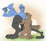 2d_animation anal animated anthro avian balls beak bent_over big_balls big_butt bird blue_body blue_feathers blue_jay brown_body brown_fur butt cartoon_network claws corvid doost duo feathers fur genitals hi_res humanoid_genitalia humanoid_penis jay_(bird) male male/male male_rimming_male mammal markings mordecai_(regular_show) new_world_jay oral oscine passerine penis procyonid raccoon rear_view regular_show rigby_(regular_show) rimming sex striped_markings striped_tail stripes tail tail_markings toe_claws