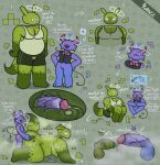 absurd_res anal anal_fluids anal_orgasm anal_penetration android android_(os) antennae_(anatomy) anthro anthro_on_anthro anthro_penetrated anus balls belly big_butt big_penis bodily_fluids bugdroid butt clothing cum cum_inside duo ejaculation foreskin genital_fluids genitals google green_body green_penis halo hands-free hi_res horn humanoid internal kissing kurozz machine male male/male musk musk_cloud nipples nude orgasm overweight overweight_male penetration penile_spines penis penis_kissing precum prostate_stimulation purple_body purple_penis robot simple_background size_difference small_penis sweat tail text yellow_eyes