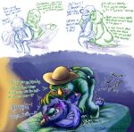 abstract_background anal anal_fluids anal_penetration anthro bed bedroom_eyes blue_body blue_fur blush bodily_fluids bubble_butt bugsnax butt butt_grab chest_grab clenched_teeth clothing colored crossed_arms cum dated dialogue dildo dildo_in_ass dildo_insertion duo ejaculation english_text eye_contact female female_on_top female_penetrating female_penetrating_male flannel_shirt fluffy fur furniture genital_fluids gradient_background green_body green_fur green_nose grope groping_from_behind grumpus hand_on_butt hand_on_head hands-free hat headgear headwear heart_symbol hi_res light lighting looking_at_another looking_at_partner lube male male/female male_on_bottom male_penetrated married_couple massage motion_lines narrowed_eyes object_in_ass on_bottom on_top onomatopoeia orgasm_face paws pegging penetration romantic romantic_couple satisfied seductive sequence sex sex_toy sex_toy_in_ass sex_toy_insertion shaded signature simple_background sketch slow_sex smile sound_effects strapon straw_hat teasing teeth text toying_partner triffany_lottablog tusks underbite undergreysnest wambus_troubleham watermark yellow_dildo yellow_nose young_horses