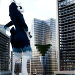 american_mythology anthro antlers bodily_fluids bone building butt fur genital_fluids genitals hair hand_on_hip hi_res holding_penis horn indigenous_north_american_mythology looking_at_viewer macro male mammal monster mythology north_american_mythology nude peeing penis plant public raised_tail skull skull_head smile solo tail tex_(the_texorcist) the_texorcist tree urine urine_stream watersports wendigo