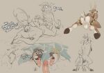 aeria_(concupisco) anal anal_masturbation animal_genitalia animal_penis anthro antlers backsack balls beard bell bell_collar bodily_fluids butt canid canine canine_genitalia canine_penis canis cloven_hooves collar concupisco cum cum_in_mouth cum_inside deer dildo dildo_sitting domestic_dog facial_hair french_kissing genital_fluids genitals grin group hi_res hooves horn humanoid_genitalia humanoid_penis jingle_bell jingle_bell_collar jingle_bell_legband kissing knot male male/male mammal masturbation new_world_deer open_mouth penetration penis presenting presenting_hindquarters reindeer sex_toy short_tail sketch_page small_top_big_bottom smile snowballing stubble submissive submissive_male tail tongue tongue_out trio