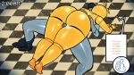 absurd_res animatronic anon bib big_butt blonde_hair blue_clothing blue_shirt blue_topwear blush blush_lines bodily_fluids bottomless bottomwear bottomwear_around_one_leg bottomwear_down butt clothed clothing clothing_around_one_leg english_text female female_on_top five_nights_at_freddy's five_nights_at_freddy's_2 genitals grey_body grey_skin hair hat headgear headwear heart_symbol hi_res humanoid_genitalia humanoid_penis machine male male/female nude on_ground on_top pants pants_around_one_leg penis robot scottgames security security_guard sex shirt speech_bubble spread_legs spreading sweat sweatdrop sweaty_butt tdtbaa text thick_thighs thigh_sex time topwear toy_chica_(fnaf)