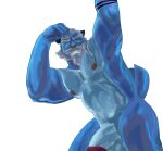 5_fingers anthro balls beard blue_body blue_fur cupcake2007 facial_hair facial_piercing fingers fur generation_5_pokemon genitals grin hair hi_res humanoid_hands male mature_anthro mature_male muscular muscular_anthro muscular_male mustache nintendo nipples nose_piercing nose_ring nude nude_anthro nude_male penis piercing pokemon pokemon_(species) pokemorph red_nose ring_piercing samurott septum_piercing septum_ring smile solo white_hair