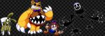 2025 2_mouths 3_toes 4_fingers absurd_res ambiguous_gender ambiguous_humanoid animatronic anthro arms_bent bear belly_mouth bent_arm bent_legs big_hands black_body black_eyes black_lips black_nose black_sclera blue_bottomwear blue_clothing blue_eyes blue_shorts bobberbobman bottomwear bow_tie brown_clothing brown_footwear brown_hair brown_inner_ear brown_shoes button_(fastener) chair cheek_spots claw_fingers clothed clothed_humanoid clothed_male clothing colored digital_drawing_(artwork) digital_media_(artwork) english_description featureless_crotch feet fingers five_nights_at_freddy's five_nights_at_freddy's_4 five_nights_at_frickbear's five_nights_at_frickbear's_(series) five_nights_at_frickbear's_3 footwear fully_clothed fully_clothed_humanoid fully_clothed_male furniture furrowed_eyebrows green_body group hair hat headgear headwear hi_res humanoid lagomorph larger_ambiguous larger_anthro larger_humanoid larger_male leporid light lighting lips living_puppet long_ears looking_at_viewer machine male male_anthro male_humanoid mammal multi_mouth multicolored_body nightmare_balloon_boy_(fnaf) nightmare_balloon_boy_(frickbear's) nightmare_fredbear_(fnaf) nightmare_fredbear_(frickbear's) nightmarionne_(fnaf) nightmarionne_(frickbear's) nude_ambiguous nude_anthro nude_humanoid nude_male official_art on_chair outline pattern_clothing pattern_hat pattern_headgear pattern_headwear plushtrap_(fnaf) plushtrap_(frickbear's) pupils purple_bow_tie purple_clothing purple_hat purple_headwear purple_top_hat rabbit red_clothing red_eyes red_nose red_shirt red_topwear robot robot_humanoid scottgames seam_(sewing) shaded shirt shoes short_hair shorts sitting sitting_on_chair size_difference smaller_anthro smaller_humanoid smaller_male smile smiling_at_viewer standing striped_clothing striped_fingers striped_hat striped_headgear striped_headwear stripes tan_body toes toothy_smile topwear triangle_nose whiskers white_eyes white_face white_outline white_pupils white_stripes wide_eyed yellow_body