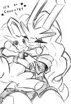  2026 anthro anthrofied athletic_wear blush blush_stickers bottomwear clock clothed clothing dialogue digital_drawing_(artwork) digital_media_(artwork) english_text eyes_closed female generation_2_pokemon hair happy head_crest heart_symbol hi_res holding_object holding_plushie hug hugging_object hugging_plushie legendary_pokemon long_hair monochrome nintendo open_mouth open_smile plushie pokemon pokemon_(species) pokemorph ryusui_(snoutless) shorts sketch smile snoutless solo suicune text thick_thighs topwear watch wristband 