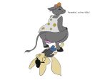 absurd_res accessory anthro anus asinus big_butt bow_ribbon butt canid canine clothing crouching donkey dress duo equid equine eyes_closed female fennec_fox fox genitals ginny_hoofer hair_accessory hair_bow hair_ribbon hi_res illustr8er91 implied_fart implied_scat jean_fierre male male/female mammal overweight overweight_female panties pink_clothing pink_panties pink_underwear ribbons sundress true_fox underwear vulva