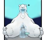 0noone0 absurd_res angry anthro beartic breast_grab breast_play breasts duo emanata faceless_character faceless_male female frustration_cloud generation_5_pokemon hand_on_breast hi_res ice male male/female nintendo pokemon pokemon_(species) sex simple_background titfuck