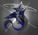 2025 anthro biped black_body black_ears black_fur black_tail black_wings blue_body blue_ears blue_feathers blue_fur blue_tail blue_wings cosmic_ears cosmic_hair cosmic_tail cosmic_wings ear_markings ethereal_hair feathered_wings feathers fur fur_markings grey_body grey_ears grey_fur grey_tail grey_wings hi_res mammal markings motherlatias multicolored_body multicolored_ears multicolored_fur nonbinary_(lore) polaris_moondrop_(real_lycanroc) rodent solo space_rodent tail tail_markings two_tone_body two_tone_ears two_tone_fur two_tone_tail two_tone_wings watermark white_body white_ears white_feathers white_fur white_tail wing_markings wings