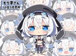  1girl :d ^_^ animal_ears beret black_boots black_hat black_panties black_thighhighs blue_eyes blush boots breasts brown_eyes chibi cleavage closed_eyes closed_mouth commentary_request empty_eyes fake_animal_ears goggles goggles_on_head grey_hair hair_between_eyes hat heart heart-shaped_pupils highleg highleg_panties highres large_breasts low_twintails milkpanda mochiko-san_(voicevox) multiple_views navel nose_blush panties rabbit_ears short_eyebrows short_twintails skirt smile solid_oval_eyes standing star_(symbol) symbol-shaped_pupils thick_eyebrows thighhighs translation_request turn_pale twintails underwear voicevox wavy_mouth white_skirt 