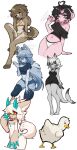 2026 absurd_res anatid anseriform anthro anus aquatic avian biped bird breasts butt canid canine canis claws clothed clothed_anthro clothed_female clothing coffeechicken countershade_torso countershading cutie_mark digital_drawing_(artwork) digital_media_(artwork) dress duck feet female feral fish front_view fur group hair hasbro hi_res horn looking_at_viewer mammal my_little_pony navel nude nude_anthro nude_female panties rear_view shark sitting smile standing tail teeth toes tongue underwear wolf x_anus