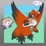 1:1 2025 black_clothing black_tail black_wing_tips black_wings blue_body blue_fur blush blush_lines claws clothing dark_body dark_fur dark_wings dipstick_ears ear_markings facial_markings feral fur fusion generation_3_pokemon generation_8_pokemon green_clothing green_eyes hair head_markings hi_res latias legendary_pokemon lesbian_pride_colors lesbian_thoughts lgbt_pride markings miracle_(motherlatias) motherlatias multicolored_body multicolored_ears multicolored_fur nickit nintendo open_mouth orange_body orange_fur pokemon pokemon_(species) pokemon_fusion pride_colors red_body red_fur red_tail red_wings tail tail_markings thistle_(trooper3) two_tone_body two_tone_ears two_tone_fur two_tone_tail two_tone_wings white_body white_claws white_clothing white_ear_tips white_ears white_fur white_hair wing_markings wings yellow_body yellow_fur
