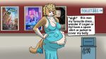 amy_catmum(loganhilux34) anthro big_breasts big_butt blue_clothing breasts butt clothing disney domestic_cat dreamworks english_text felid feline felis female female/female how_to_train_your_dragon kick kpop_demon_hunters loganhilux34 mammal poster pregnant pregnant_anthro pregnant_female solo text theater torn_clothing zootopia