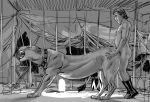 bestiality boots clothing collar felid female female_feral feral footwear furronika hi_res human humanoid lion male male/female male_human male_on_feral mammal nude open_mouth pantherine penetration shoes tail vaginal vaginal_penetration