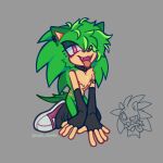  1:1 anthro copii_chaotix duo kneeling male male/male manic_the_hedgehog sega silver_the_hedgehog sonic_the_hedgehog_(series) sonic_underground tongue tongue_out 