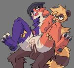 aaaaaron122 anthro balls beanie beanie_only bodily_fluids butt calico_cat chest_tuft clothing cum cum_inside domestic_cat domestic_ferret duo ejaculation epic_games fangs felid feline felis female fortnite fur genital_fluids genitals hat hat_only headgear headgear_only headwear headwear_only male mammal meow_skulls mostly_nude multicolored_body multicolored_fur mustelid musteline nipple_piercing nipples nude nude_female nude_male orgasm orgasm_face pawpads penetration penis piercing sex spread_legs spreading teeth tongue tongue_out true_musteline tuft vaginal vaginal_penetration vulva weasel yellow_eyes