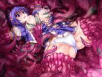  1girl blue_hair blush breasts breasts_out censored funamushi_(funa) game_asset grabbed_by_tentacles hairband imminent_rape kunugi_chiaki large_breasts mosaic_censoring nipples non-web_source official_art open_mouth panties prism_saber_forte purple_eyes purple_hair rape restrained self-datamine short_hair shugo_seijo_prism_saber skirt solo spread_legs tears tentacle_pit tentacles underwear variant_set visual_novel_cg white_panties wide_spread_legs 