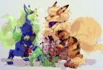 alpha_pokemon anal anal_penetration animal_genitalia animal_penis arcanine canine_genitalia canine_penis cheek_tuft facial_tuft fellatio fellatio_from_feral fellatio_while_penetrated feral feral_on_feral fluffy fluffy_hair fluffy_tail foursome generation_1_pokemon genitals group group_sex hair hi_res knot knotted_penis neck_tuft nintendo oral penetration penile penile_penetration penis penis_in_ass penis_in_mouth pokemon pokemon_(species) sex sheath size_difference tail tuft zanthu