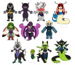 3_fingers alpha_channel apode aquatic armless avian banette black_body black_eyes black_hair black_sclera blonde_hair blue_body claws convenient_censorship draconcopode european_mythology female fingers generation_1_pokemon generation_2_pokemon generation_3_pokemon generation_6_pokemon generation_7_pokemon generation_8_pokemon generation_9_pokemon gengar greek_mythology green_body green_hair grey_body grey_eyes grey_hair group hair hair_covering_breasts harpy hisuian_form hisuian_zoroark horn humanoid legendary_pokemon legless long_hair male mask merfolk metagross milotic mythological_avian mythological_creature mythology naga nintendo outline pawpads paws pecharunt pokemon pokemon_(species) puppetmaster13uwu purple_body purple_hair red_eyes red_hair regional_form_(pokemon) serpentine short_hair silvally simple_background split_form tan_body taur transparent_background white_eyes white_hair white_outline winged_arms wings xatu yellow_eyes zygarde zygarde_10_forme zygarde_50_forme zygarde_core