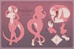 anthro big_butt breasts butt cobra female female/female genitals hi_res jaggal model_sheet non-mammal_breasts open_mouth reference_image reptile scalie snake solo vulva