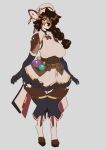 absurd_res anthro armwear big_breasts braided_hair breasts brown_body brown_eyes brown_fur brown_hair clothed clothing cloven_hooves curvy_figure deer ear_piercing elbow_gloves eyewear female fur glasses gloves hair handwear hat headgear headwear hi_res hooves huge_breasts inu-sama legwear mammal multicolored_body multicolored_fur piercing potion solo tan_body tan_fur thick_thighs thigh_highs voluptuous white_body white_fur wide_hips