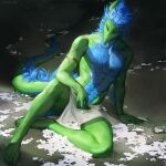 1:1 2026 4_toes 5_fingers anthro biped claws clothed clothed_anthro clothed_male clothing countershade_torso countershading digital_drawing_(artwork) digital_media_(artwork) dragon eyes_closed feet fingers front_view hair hi_res male mcrepsi mythological_creature mythological_scalie mythology scalie sitting solo tail toes