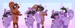 2025 anthro anthro_on_anthro anthro_to_inanimate balls black_hair breasts brown_body brown_fur button_(fastener) duo eyewear fur genitals glasses gynomorph gynomorph/gynomorph hair handjob hi_res inanimate_transformation intersex intersex/intersex lagomorph leporid mammal navel nipples nude pawberry penile penis procyonid purple_body rabbit raccoon round_glasses seam_(sewing) sequence sex shocked short_stackification shortstack shrinking size_transformation smile surprised tail trans_(lore) trans_woman_(lore) transformation whistling