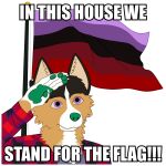  1:1 alpha_channel anthro black_body black_fur border_collie canid canine canis collie digital_media_(artwork) domestic_dog english_text flag flag_(object) flannel fur german_shepherd gesture gloves_(marking) green_pawpads herding_dog impact_(font) mammal markings martin_schaefer martin_shep outline pastoral_dog pawpads salute sheepdog solo tan_body tan_fur text transspecies_pride_colors white_outline 