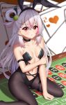  animal_ears bunny_ears bunny_girl garter milira no_bra pantyhose 