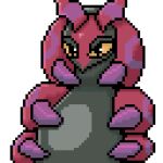  1:1 alpha_channel cimche feral generation_5_pokemon idle low_res male nintendo pokemon pokemon_(species) scolipede solo stare 