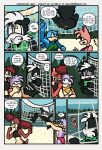  2026 5_fingers 5_toes absurd_res amy_rose anthro archie_comics balls beach bikini blue_body blue_eyes blue_fur blush blush_lines bottomless bottomless_anthro bottomless_male butt butt_slap clothed clothing comic embarrassed embarrassing_nudity english_text eulipotyphlan feet fingers fur genitals geoffrey_st._john green_handkerchief green_kerchief group hair handkerchief hedgehog hi_res humiliation kelp kerchief lake male mammal mephitid multicolored_body multicolored_fur multiple_scenes net nude nude_anthro nude_female nude_male pink_body pink_fur purple_body purple_eyes purple_fur purple_quills quills_(anatomy) red_body red_fur rodent sciurid seaweed sega skunk slap sonic_the_hedgehog_(archie) sonic_the_hedgehog_(comics) sonic_the_hedgehog_(series) sqootshy swimming_trunks swimwear tan_arms tan_mouth text toes trapped_in_net tree_squirrel two-piece_swimsuit volleyball_net white_body white_fur white_hair white_mouth yellow_handkerchief yellow_kerchief 