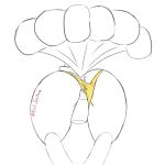 2026 6_tails ambiguous_gender balls butt clothing clothing_pull digital_drawing_(artwork) digital_media_(artwork) duo feral fur generation_1_pokemon genitals hair hi_res joshuas male male/ambiguous multi_tail nintendo offscreen_character offscreen_human panties panty_pull penis penis_on_butt pokemon pokemon_(species) rear_view signature simple_background sketch tail tales_(dezulovian_vulpes) underwear underwear_pull vulpix white_background 