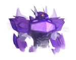  chivachill commentary highres mecha mecha_focus mechanical_wings one-eyed one-eyed_mecha robot science_fiction shockwave_(transformers) transformers transformers:_fall_of_cybertron transformers:_war_for_cybertron white_background wings yellow_eyes 