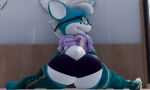  3d_(artwork) anthro armwear big_butt bottomwear butt canid canine canis chihuahua clothing digital_media_(artwork) domestic_dog elbow_gloves eyewear ezra_the_gaia facial_piercing fan_character fingerless_gloves flexible gaia glasses gloves half-closed_eyes handwear hi_res huge_butt kirby_animatez legwear looking_at_viewer male mammal narrowed_eyes nose_piercing nose_ring piercing ring_piercing sega shirt shorts smug_grin solo sonic_the_hedgehog_(series) splits spread_legs spreading stockings t-shirt thick_thighs toeless_legwear toeless_stockings topwear toy_dog 